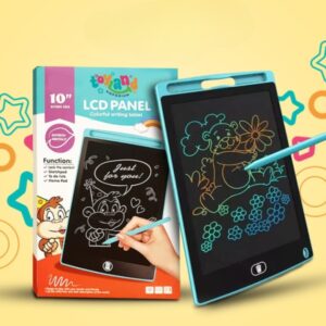 10-Inch Multi-Color LCD Writing Tablet for Kids | Reusable Electronic Slate with One-Touch Erase, Portable Learning Toy for Drawing & Writing